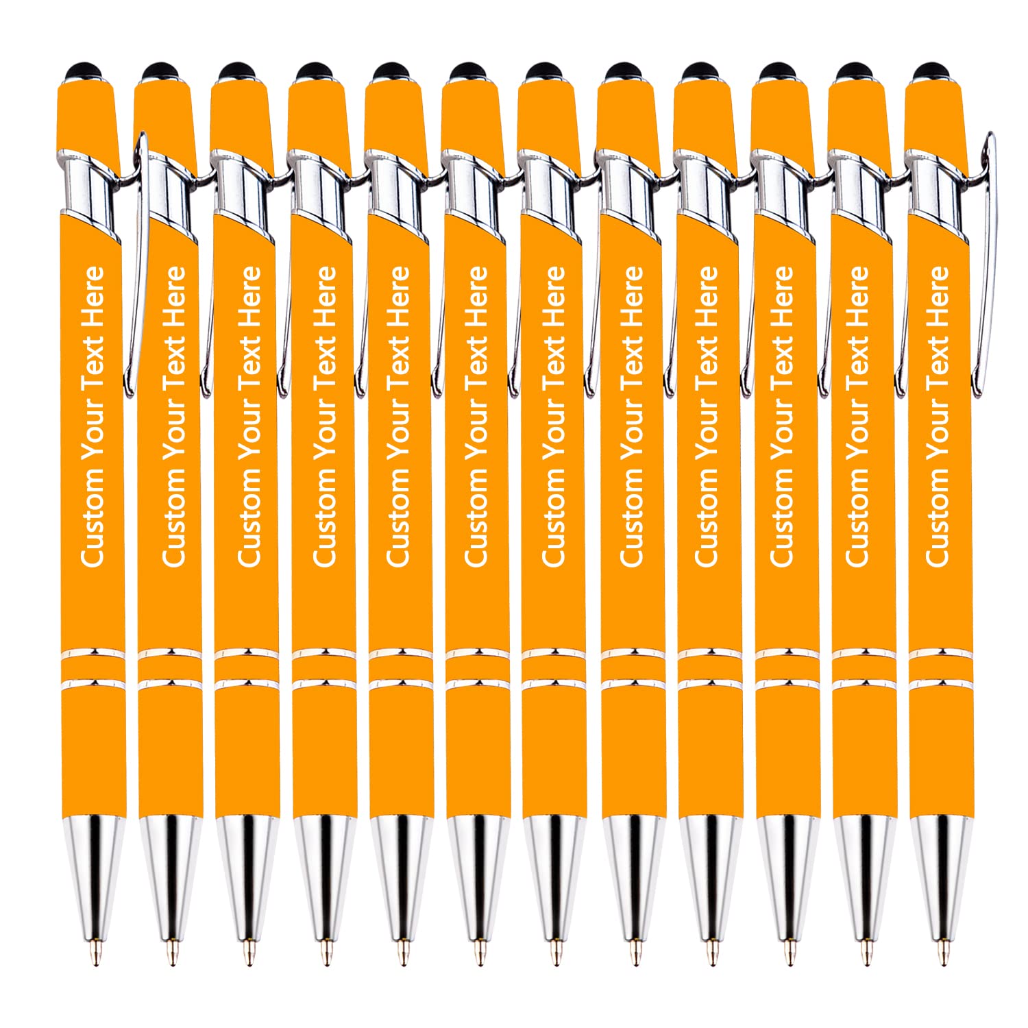 KOLOWKO Personalized 2-in-1 Ballpoint Pen & Stylus - Custom Text/Name/Message - Bulk Order Up to 1000 Pens for Business, Graduation, Anniversary โ image 1