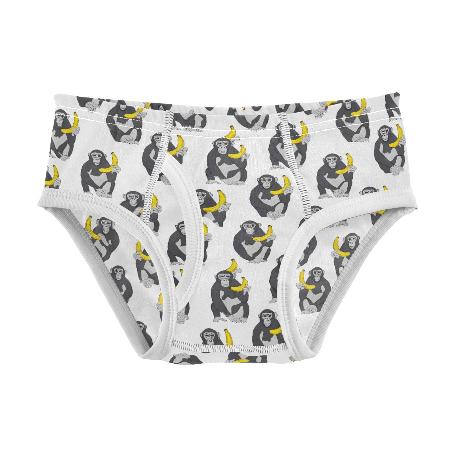 senya Baby Toddler Boys Underwear Kids Exclusive Boxer Briefs Comfort 2T Gorilla Banana