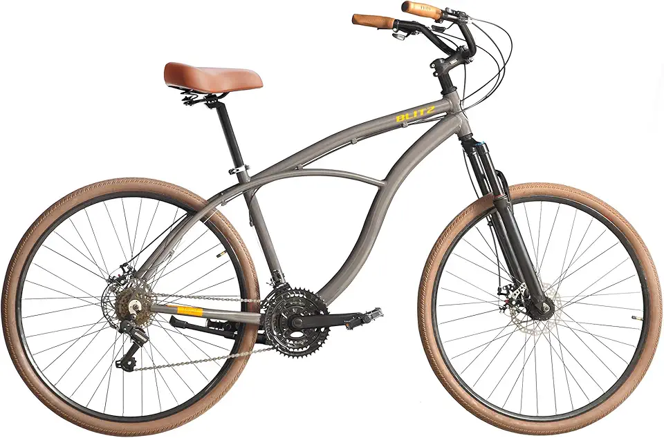 Bicicleta BLITZ Aro 29 Terral Beach Cruiser Alumínio Cambio SH 21v Freio á Disco