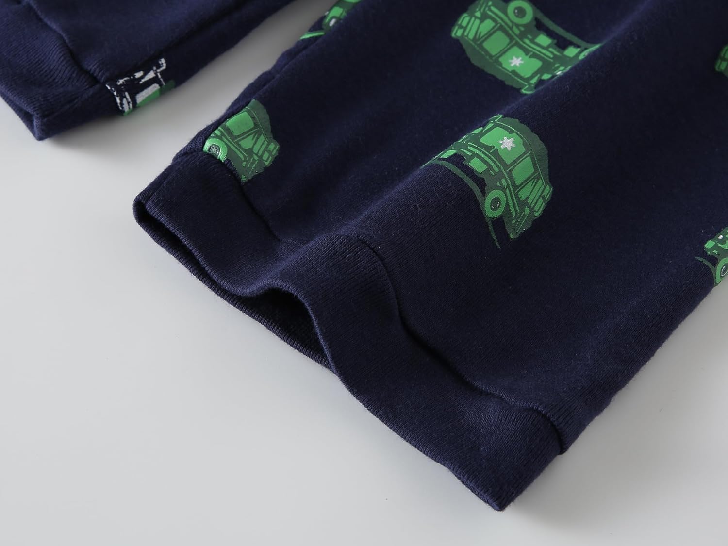 Dolphin&Fish Boys Summer Pajamas 4Pieces Set Boys Short Sleeve Cute Print Toddler Kids Sleepwears. - Image 7