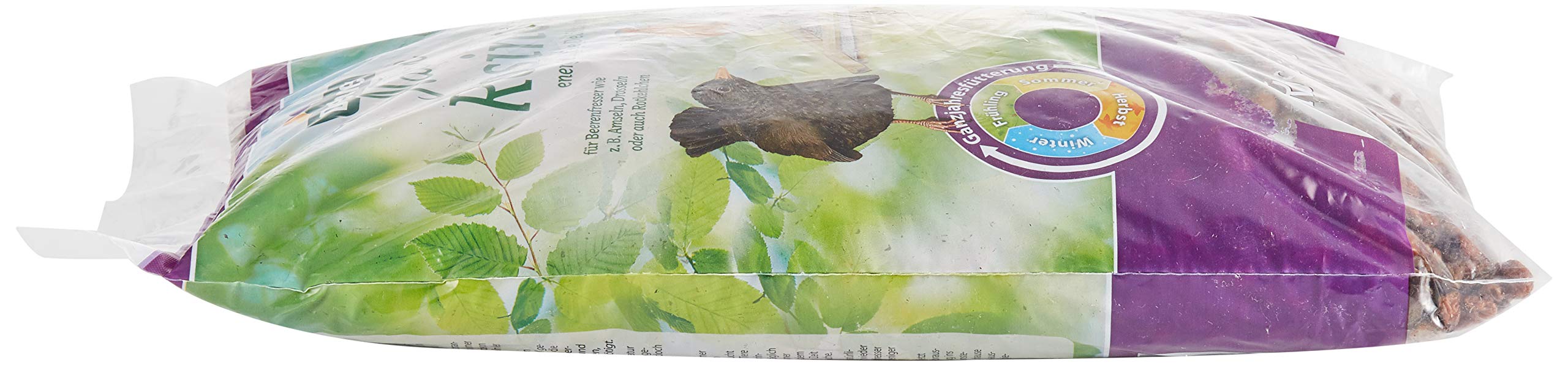Dehner Natura Wildvogelfutter, gehackte Erdnüsse, 10 kg & Natura Wildvogelfutter, Rosinen, 5 kg