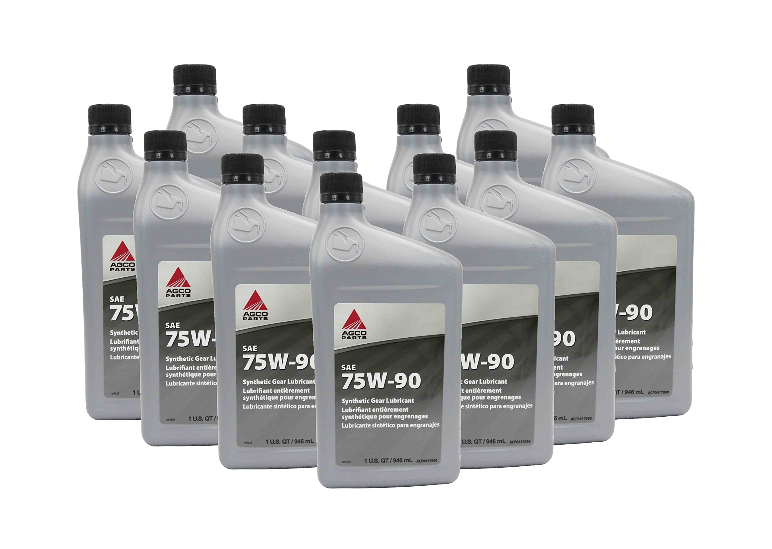 ACP0417090 Agco Full Synthetic Gear Lubricant Oil SAE 75W-90 API 1 Quart Pack of 12