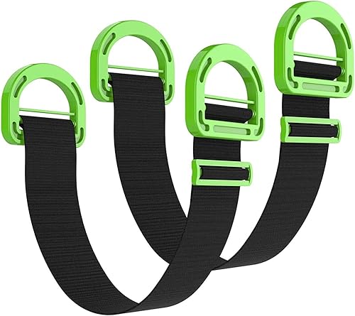 Luffa Elves Correas móviles de elevación ajustables, cinturón de elevación, sistema de movimiento y elevación de correa de elevación pesada, cinta