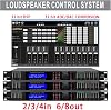CX4.8 Complete Loudspeaker Management System 4IN 8OUT Digital Processor Professional Driver Rack Pro Audio Processor(CX2.6)