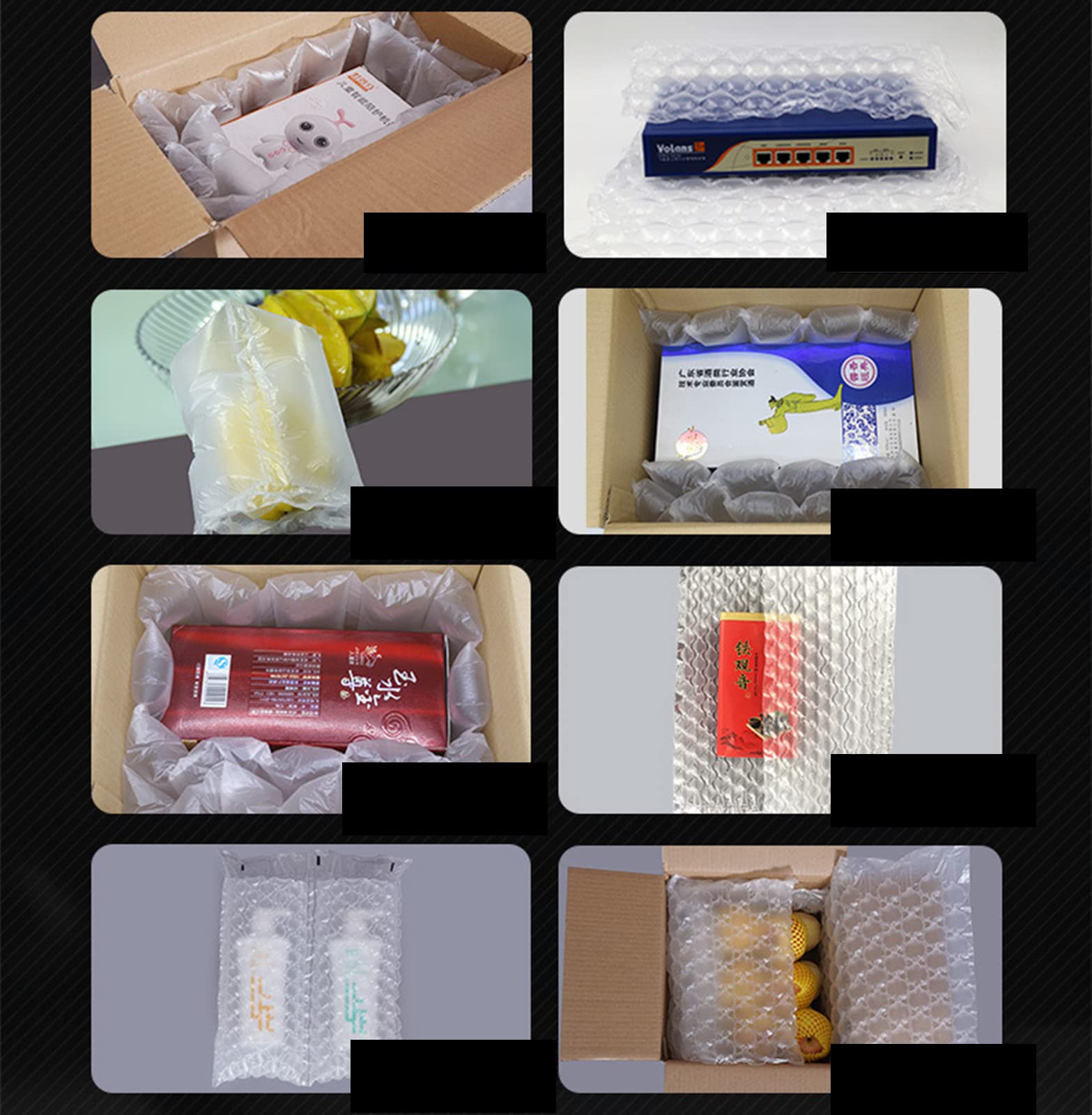 Eone luchtkussenfolie Bubble Buffer Verpakking Materiaal luchtkussen Machine afbreekbare Plastic zakken Bubble Wrap Kussens Luchtkussens Verzending