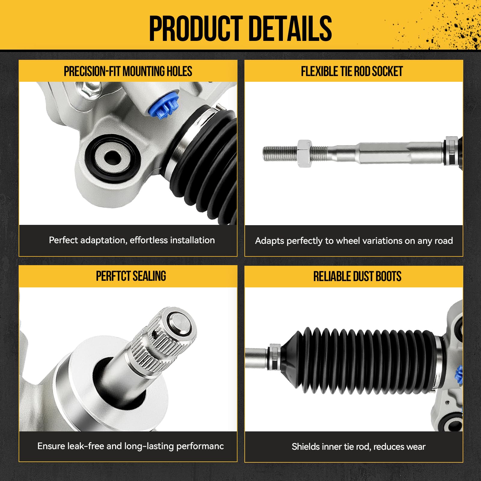 Amazon.com: KAC Power Steering Rack and Pinion Replacement for