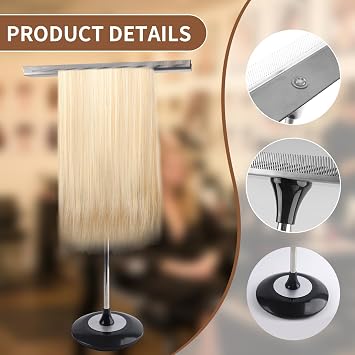 Hair Extension Holder Stand, Wigs Display Storage Rack Hanger