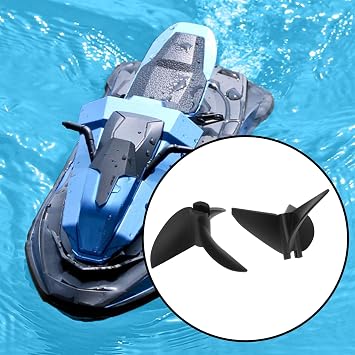 2Pairs RC Boat CW CCW Propeller 3mm Shaft Hole Diameter 35mm 3 Blades Plastic Propellers for 3mm Boat Shaft and Motor Shaft