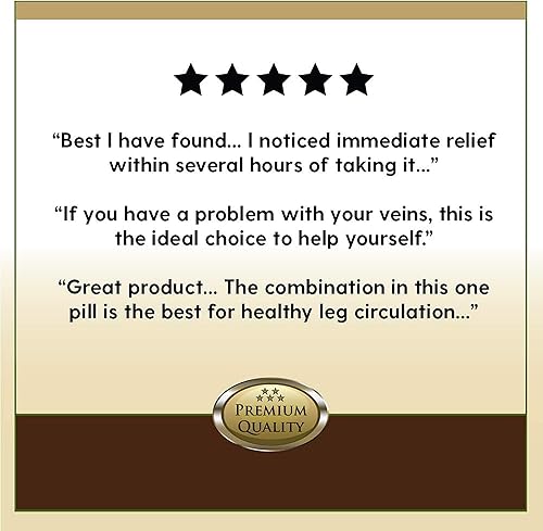 Vista 5 de LifeTime Suplemento de complejo flavonoide de diosmina de apoyo venoso - Gorras para hombres y mujeres, circulación y soporte del sistema vascular