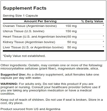 Swanson Multi-GLANDULAR for Women 60 Cap