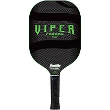 Franklin Sports Pickleball Paddle - Carbon Fiber Core Racket - Green - Viper Paddle - USA Pickleball USAPA Approved - 13mm Thick Core