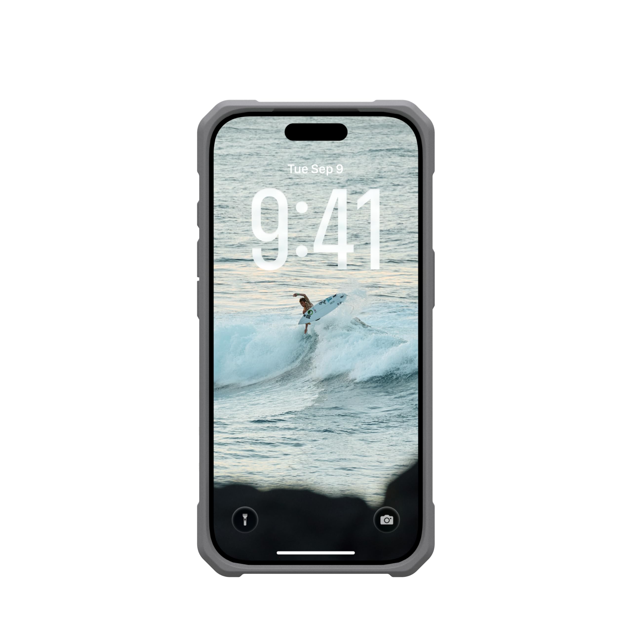 Urban Armor Gear Pathfinder MS Case Compatible con Apple iPhone 17 Pro Funda (Carga inalámbrica/magnética, protección contra caídas estándar Militar) neón Activo