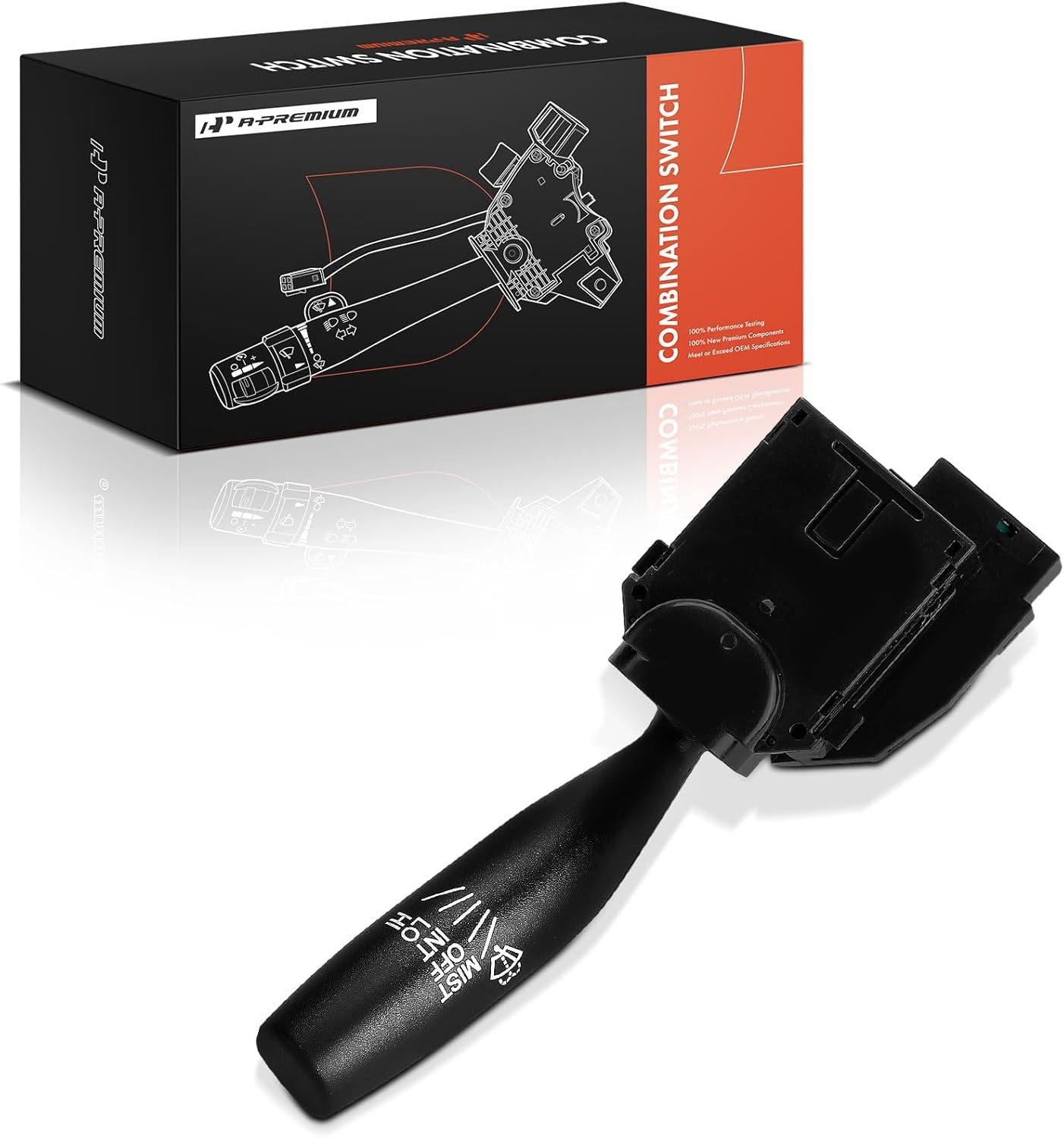 A-Premium Windshield Wiper and Washer Switch Assembly Compatible with Honda Accord 2003 2004 2005 2006 2007