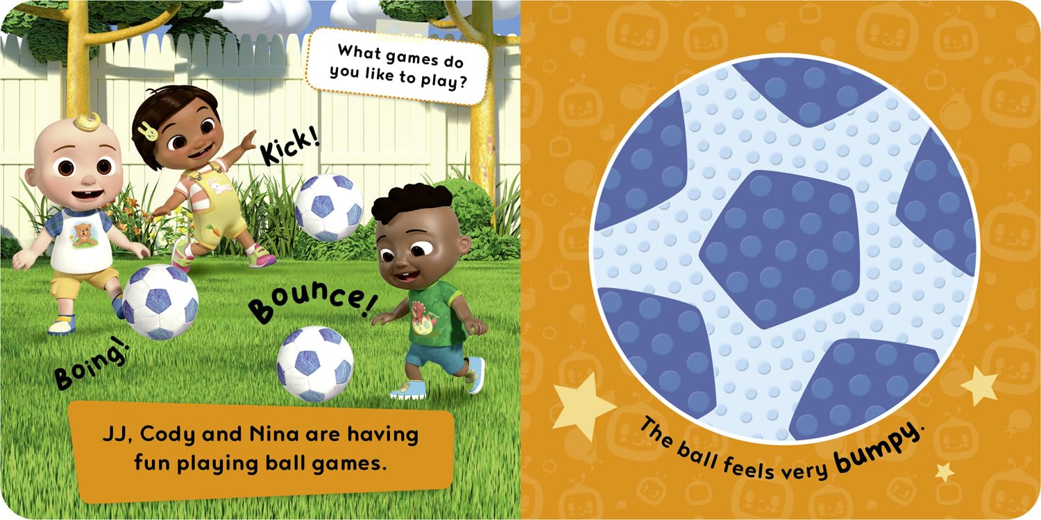 Farshore CoComelon Touch and Feel book.      Board book – August 29, 2024