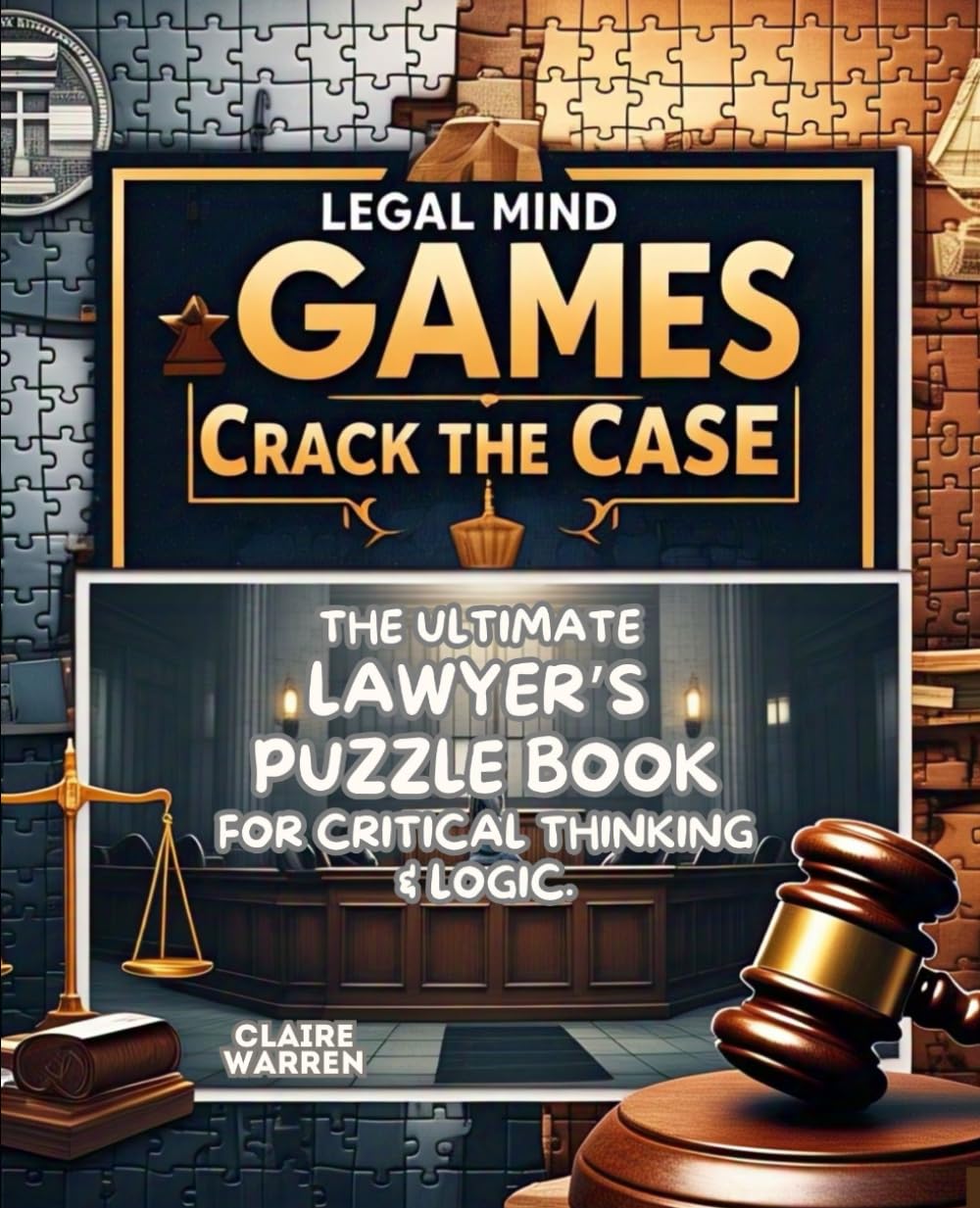 Legal Mind Games Crack the Case: The Ultimate LAWYER’S PUZZLE BOOK for Critical Thinking & Logic.