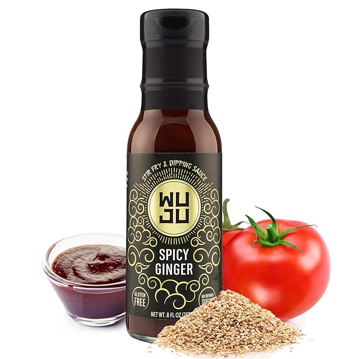 Buy WUJU Spicy Ginger Sauce, Chinese BBQ Marinade & Savory Asian