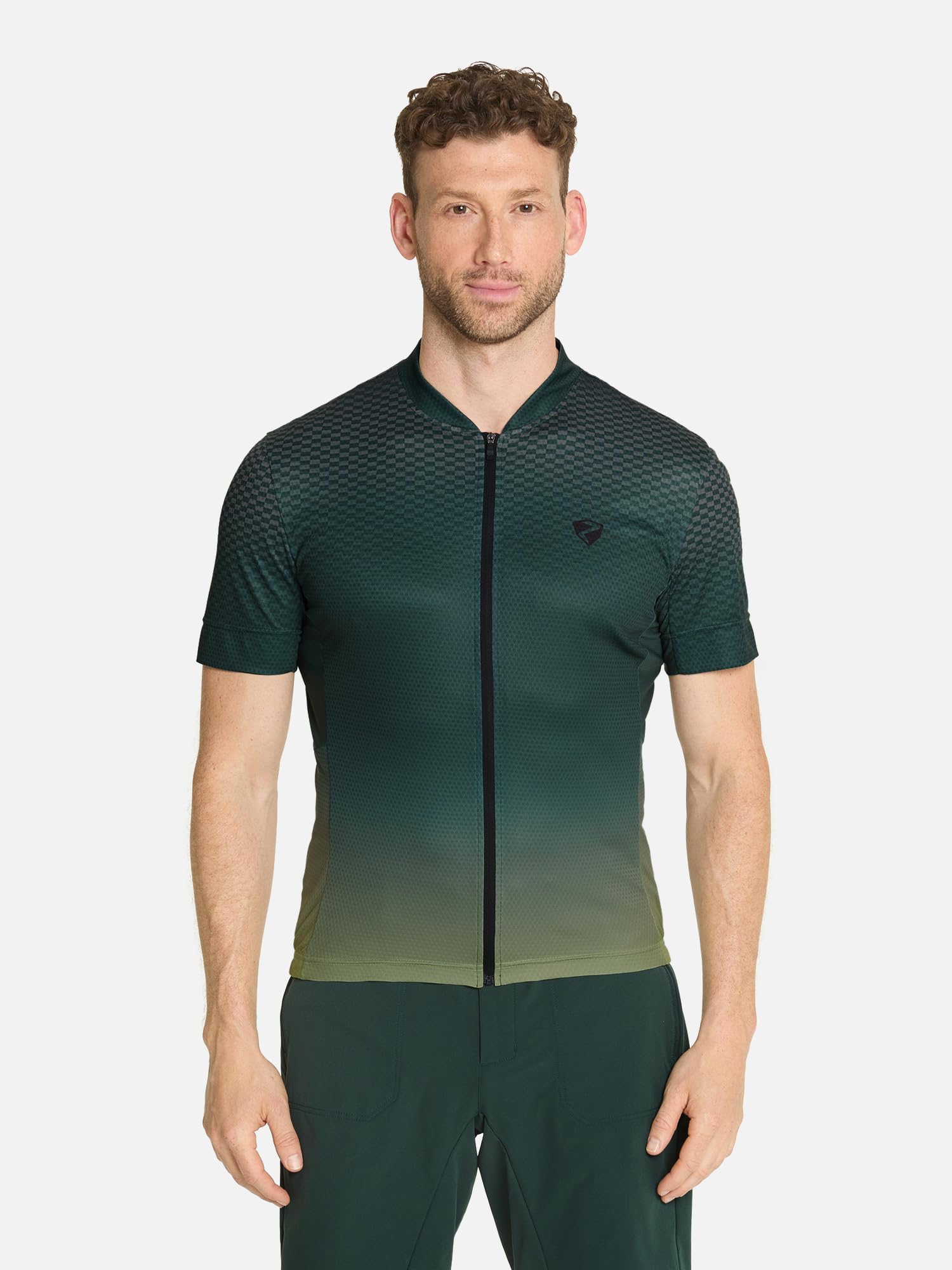 Ziener NELETE męska koszulka rowerowa, rower górski, wyścigowy, oddychająca, szybkoschnąca, elastyczna, z krótkim rękawem, gorzki Lemon, 48