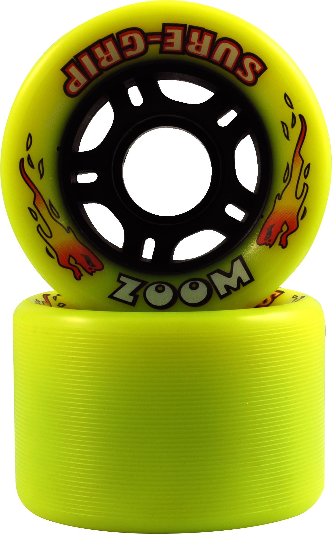 Sure-Grip Indoor Zoom Wheels - neon Yellow
