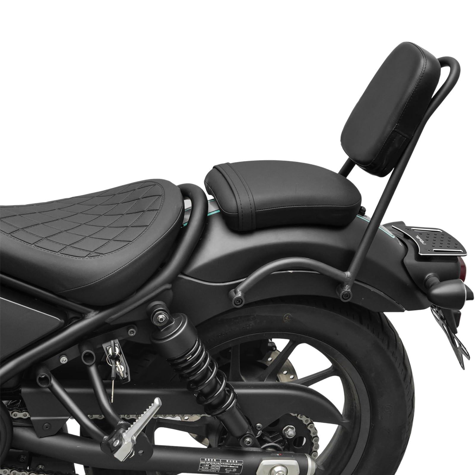 Amazon | HI-LINE レブル250 レブル500 バックレスト シーシーバー