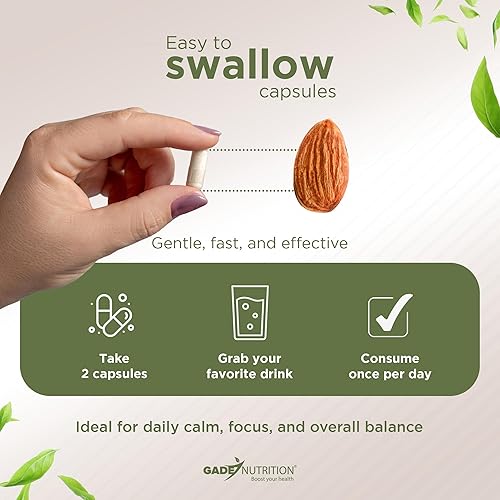 Miniatura 6 de Complejo de glicinato de magnesio 1000 mg con L-teanina 200 mg de apigenina 50 mg citrato malato taurato suplemento + manzanilla Ashwagandha 5-HTP,