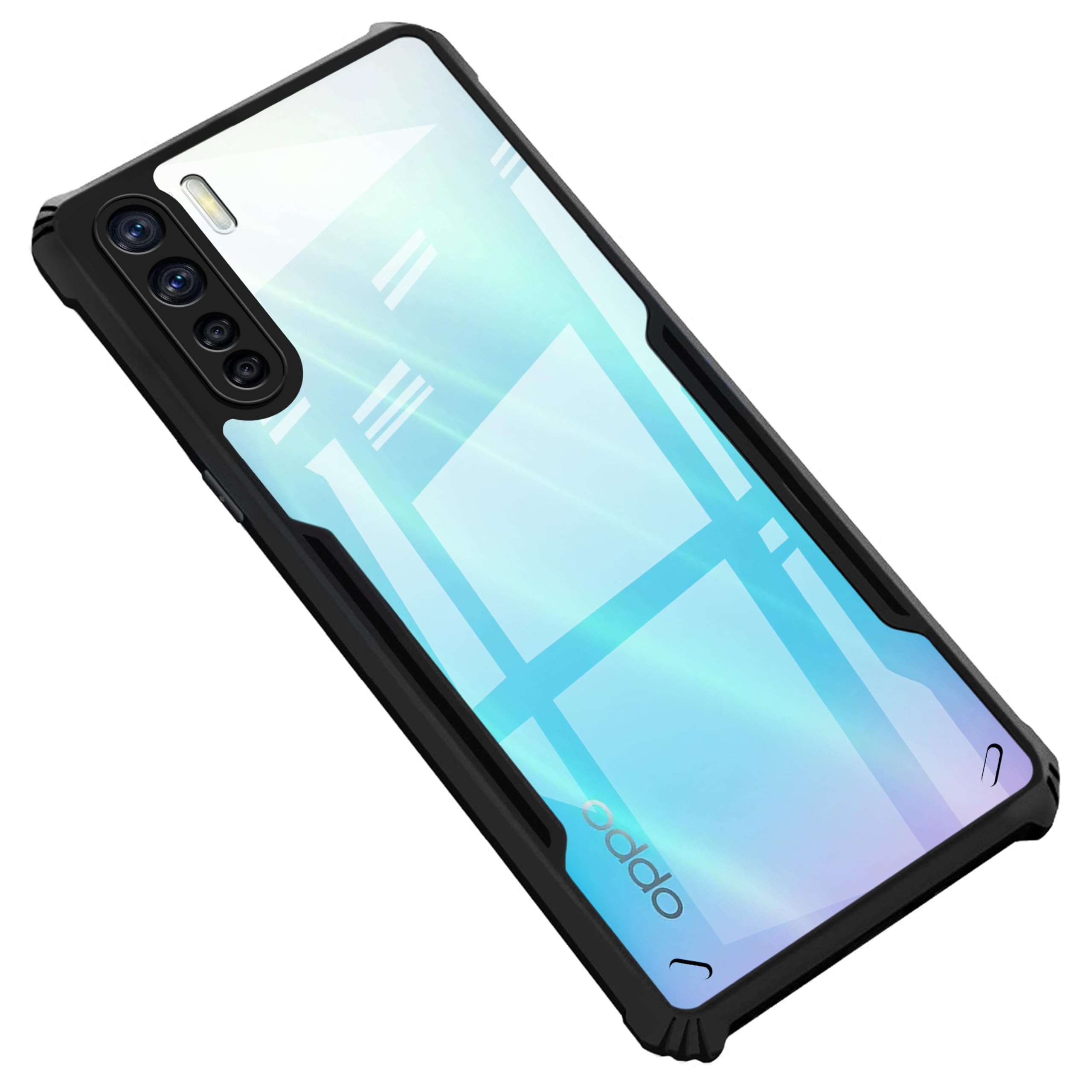 Zapcase Back Case Cover for Oppo F15 | Compatible for Oppo F15 Back Case Cover | 360 Degree Protection Back Cover Case | Clear Case for Oppo F15 with Camera Protection | (TPU + PC | Matte Black) (B0BJ8T712W) Amazon Price History, Amazon Price Tracker