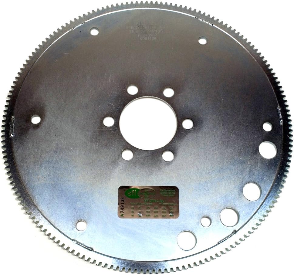 PRW 1845502 Xtreme Duty SFI-Rated External Balance 166 Teeth Steel Flexplate for Pontiac 326-455 1957-79