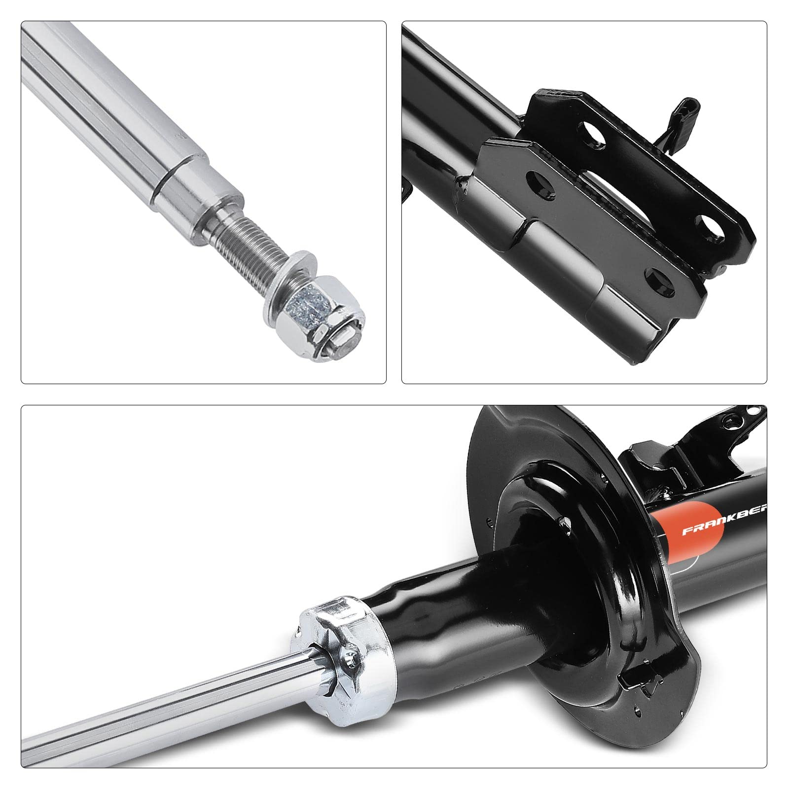 Frankberg 2 ammortizzatori anteriori da 532 mm a pressione di gas | 546501K000; Compatibile con: iX20 JC, Venga Hatchback Van YN, Venga YN