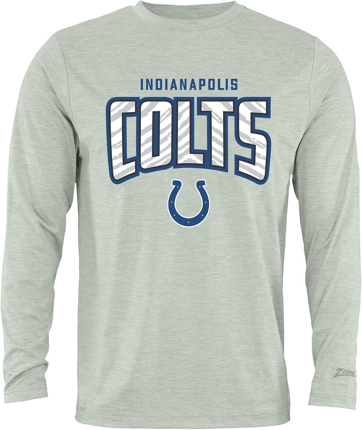 Zubaz NFL Men's Long Sleeve Team Graphic T-Shirt, Official Fan Apparel (Small - 5XL)