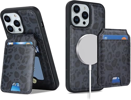 Havaya Magsafe - Funda para iPhone 13 Pro compatible con iPhone 13 Pro con tarjetero para iPhone 13 Pro, cartera magsafe compatible con funda