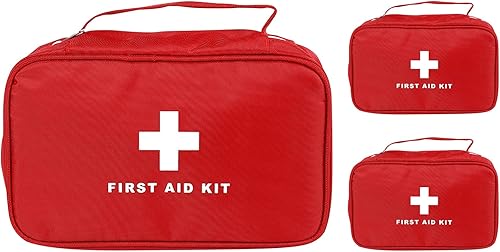 AOUTACC Bolsa de primeros auxilios vacía, impermeable, duradera, bolsa vacía con cremallera, bolsa de emergencia para primeros auxilios para el