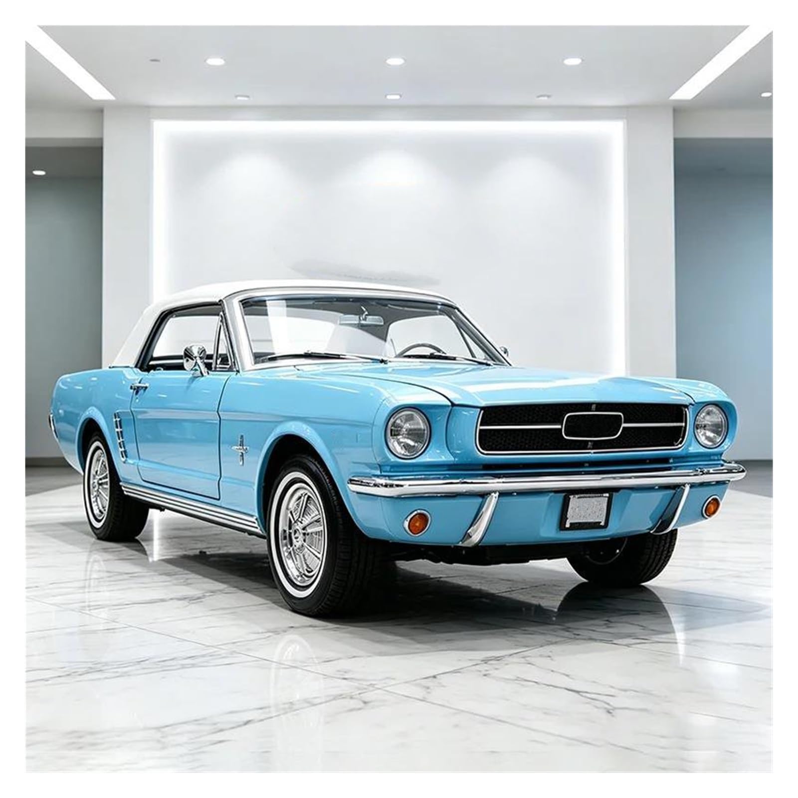Btwodian Scale Model Car For Mustang 1964 Diecast Model Car