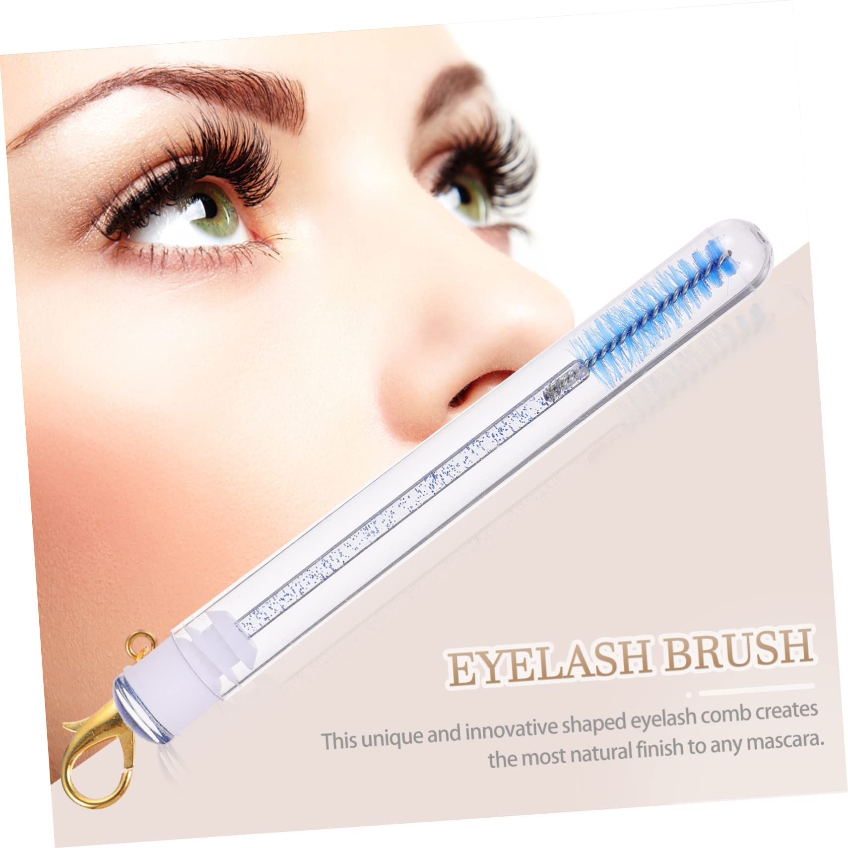 OATIPHO 4pcs Portable Brush Durable Mascara Tube with Detachable Makeup Tools for Travel and Business Trips for and Eyebrow