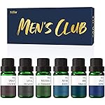 Fragrance Oil, MitFlor Men\'s Club Fragrance Gift Set, Premium Essential Oils for Home Diffusers, Soap Candle Making Scents, Scented Oils Gift Set for Men, 10ml x 6