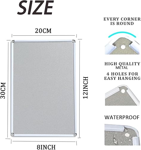 Miniatura 2 de Cartel motivacional de metal para oficina, póster motivacional para decoración de pared, póster motivacional "10 cosas que requieren cero talento",