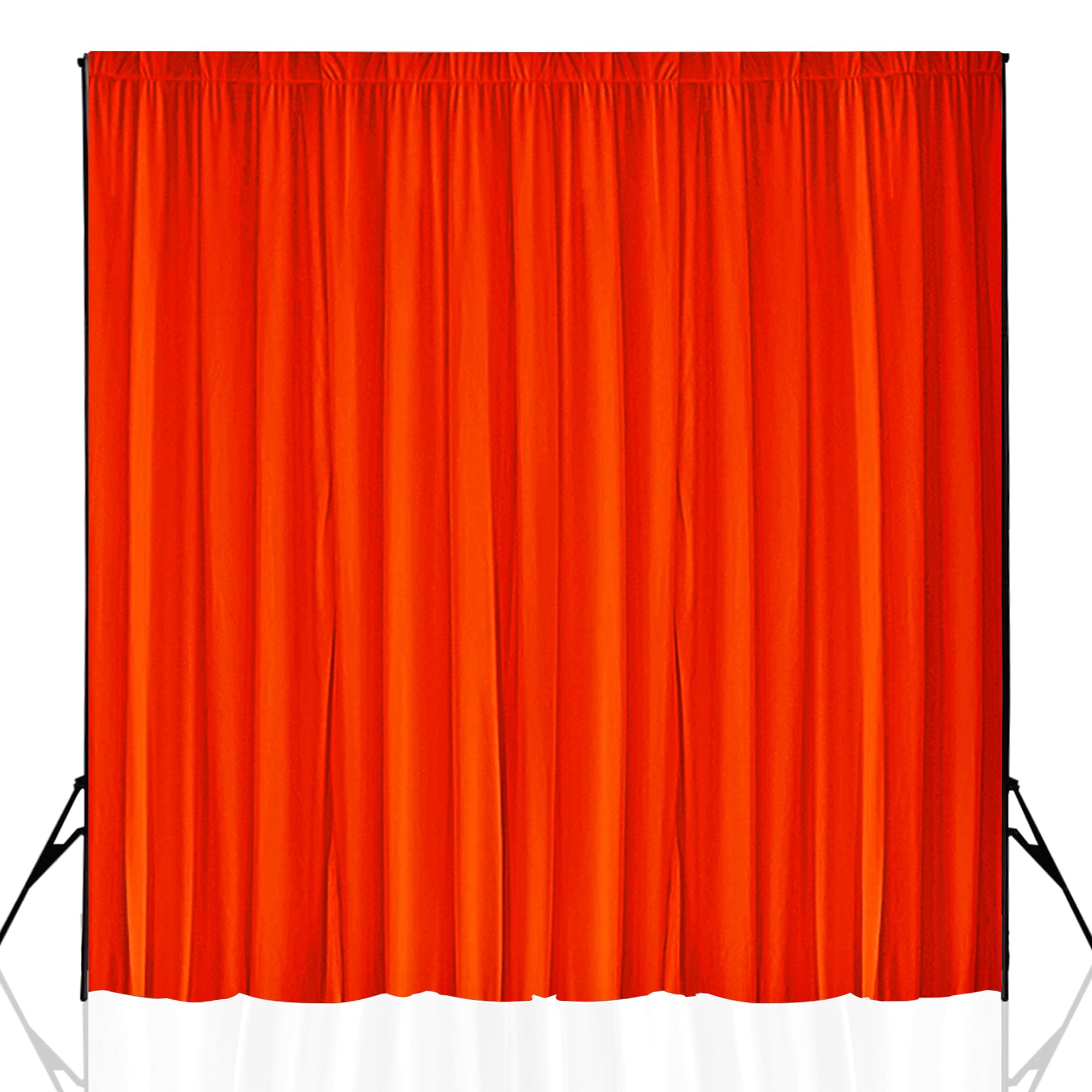 Fond de photographie rouge infroissable 3x3m pour éliminer les plis