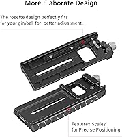 Vista 2 de SMALLRIG Camera Quick Release Plate Adapter for Arca-Swiss for DJI RS 4 / RS 4 Pro/RS 2 / RSC 2 / RS 3 / RS 3 Pro & for Ronin-S Gimbal - 3061
