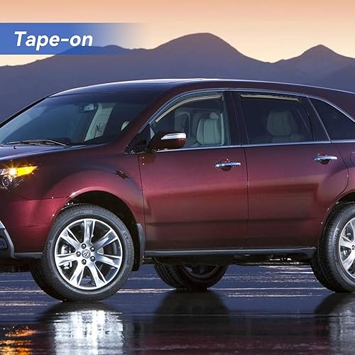 Miniatura 808 de Visores protectores de lluvia para ventana, deflectores de viento de canal exterior