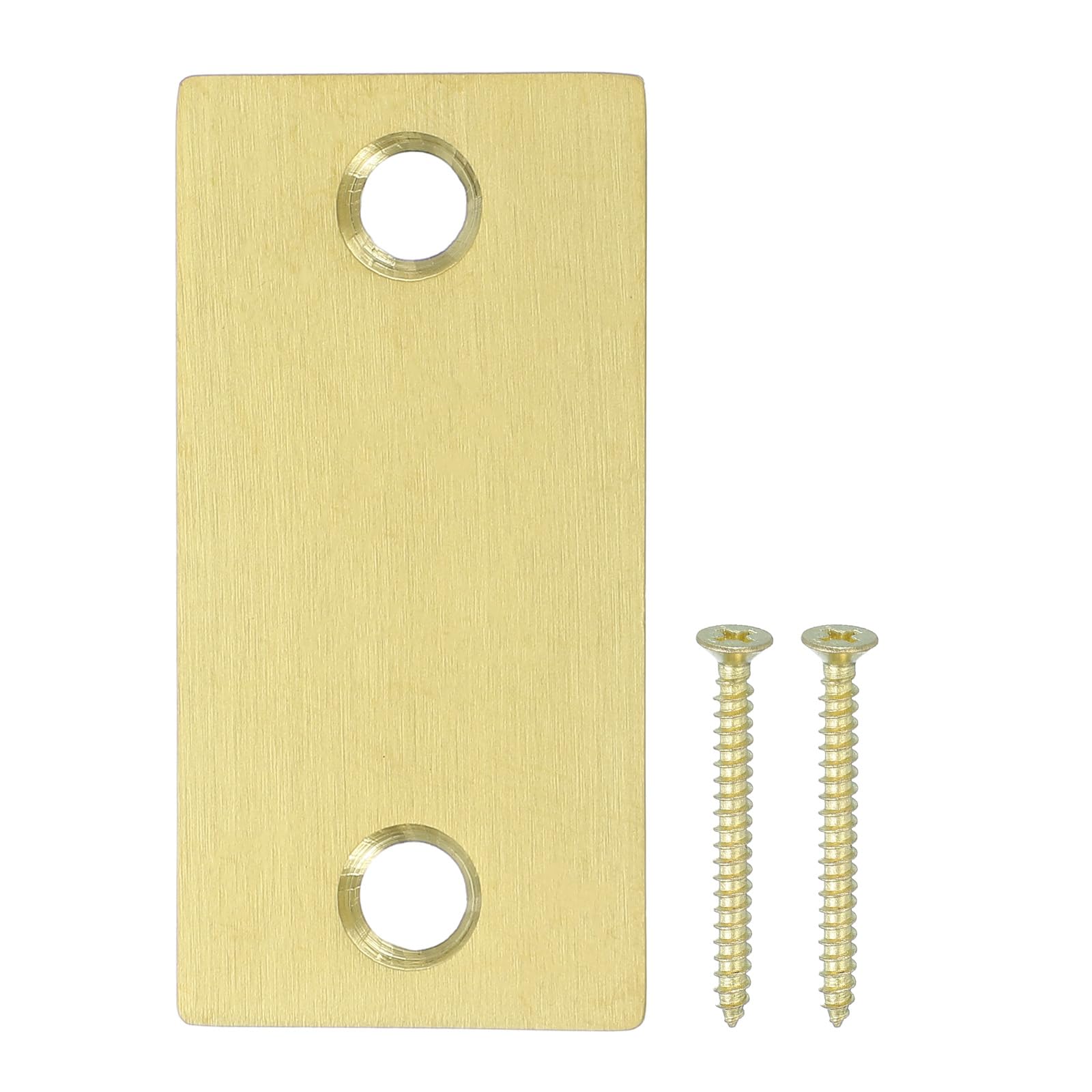 PATIKIL 1.12" x 2.24" Deadbolt Strike Plate