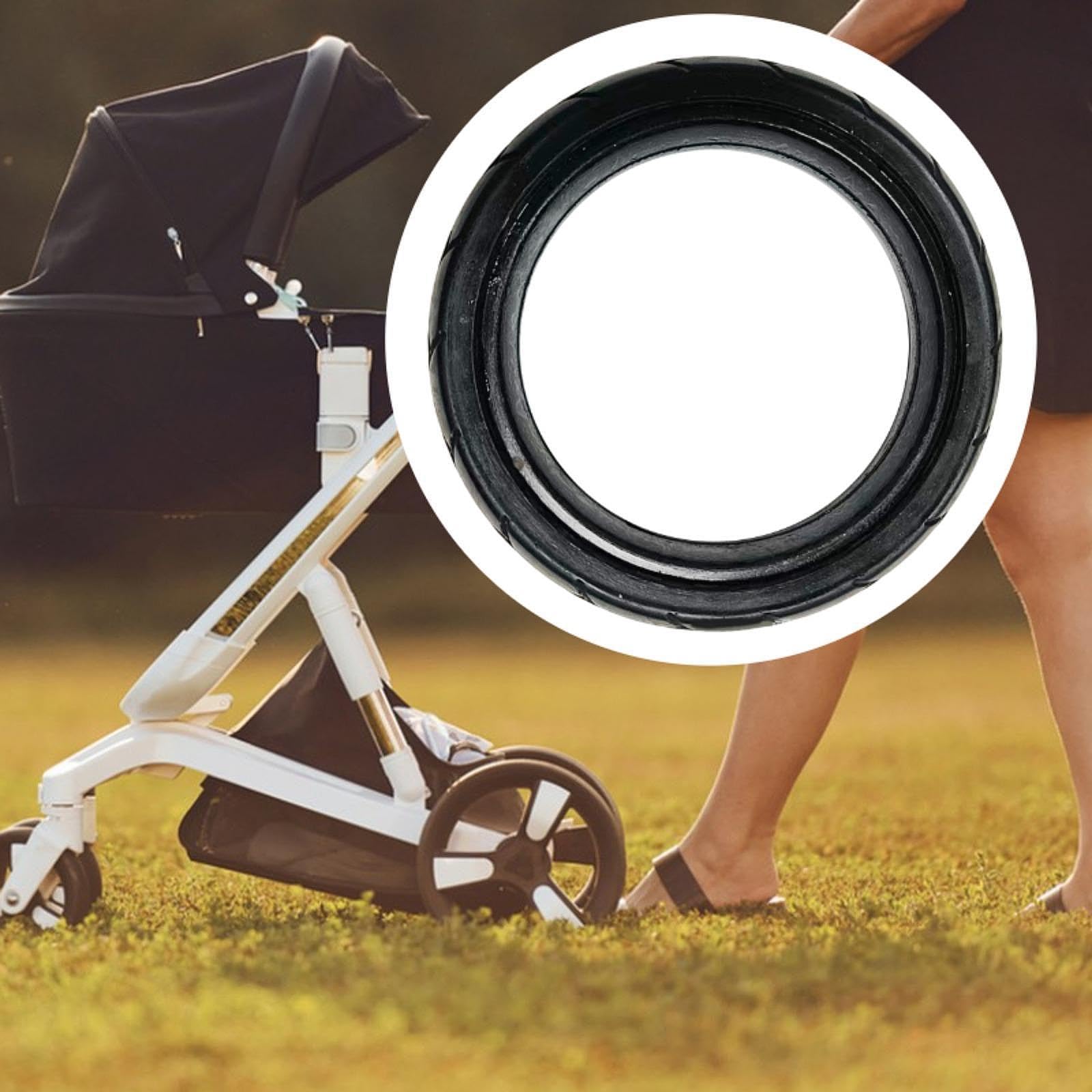 Copertura Pneumatico In Gomma Per Passeggino Dearest Plus Pro – Ruota Posteriore 18 Cm, Antiscivolo E Resistente All'Usura