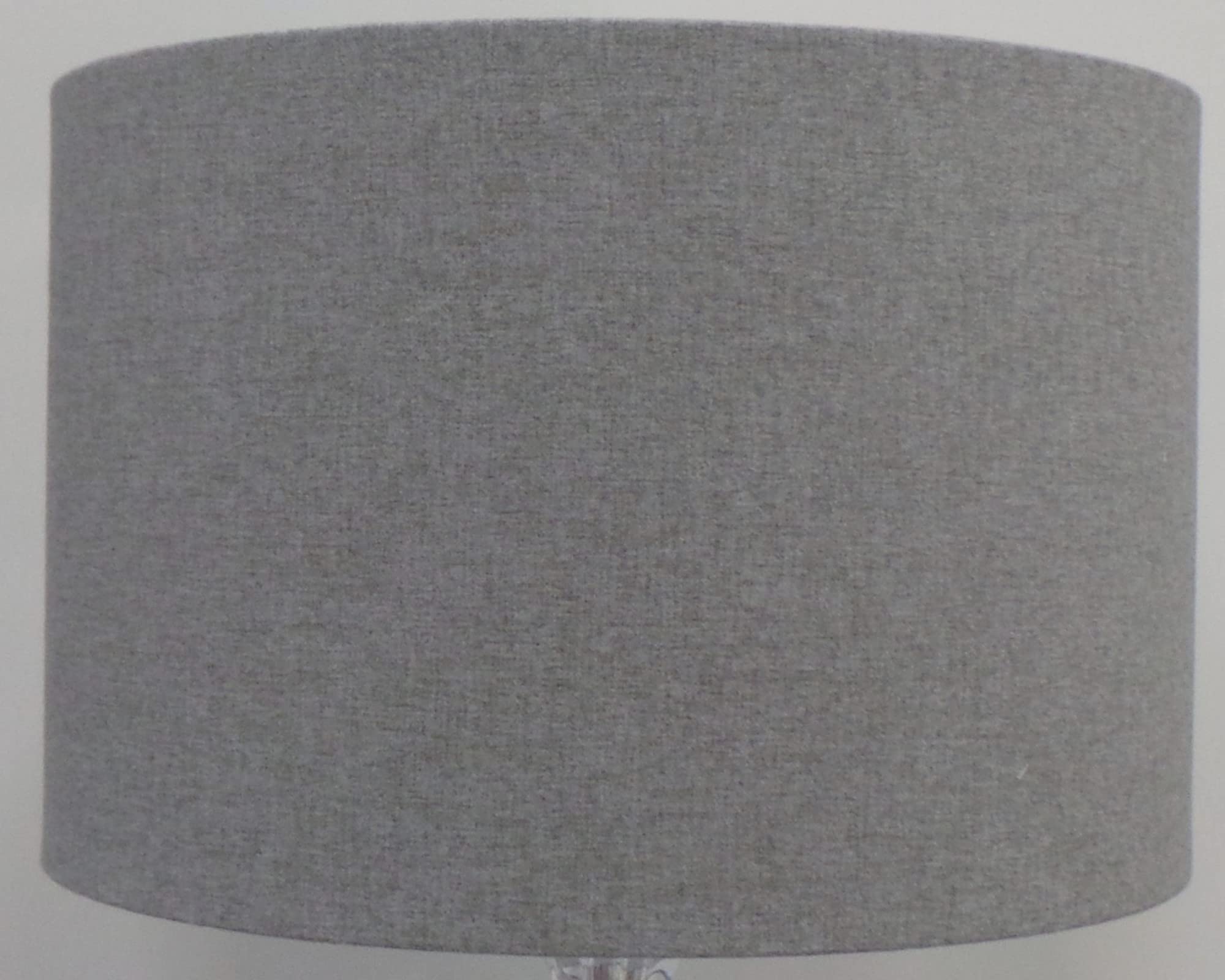 Kushade Grey 16" Silver/ Linen Style Lampshade/Table Lamp/Ceiling Light