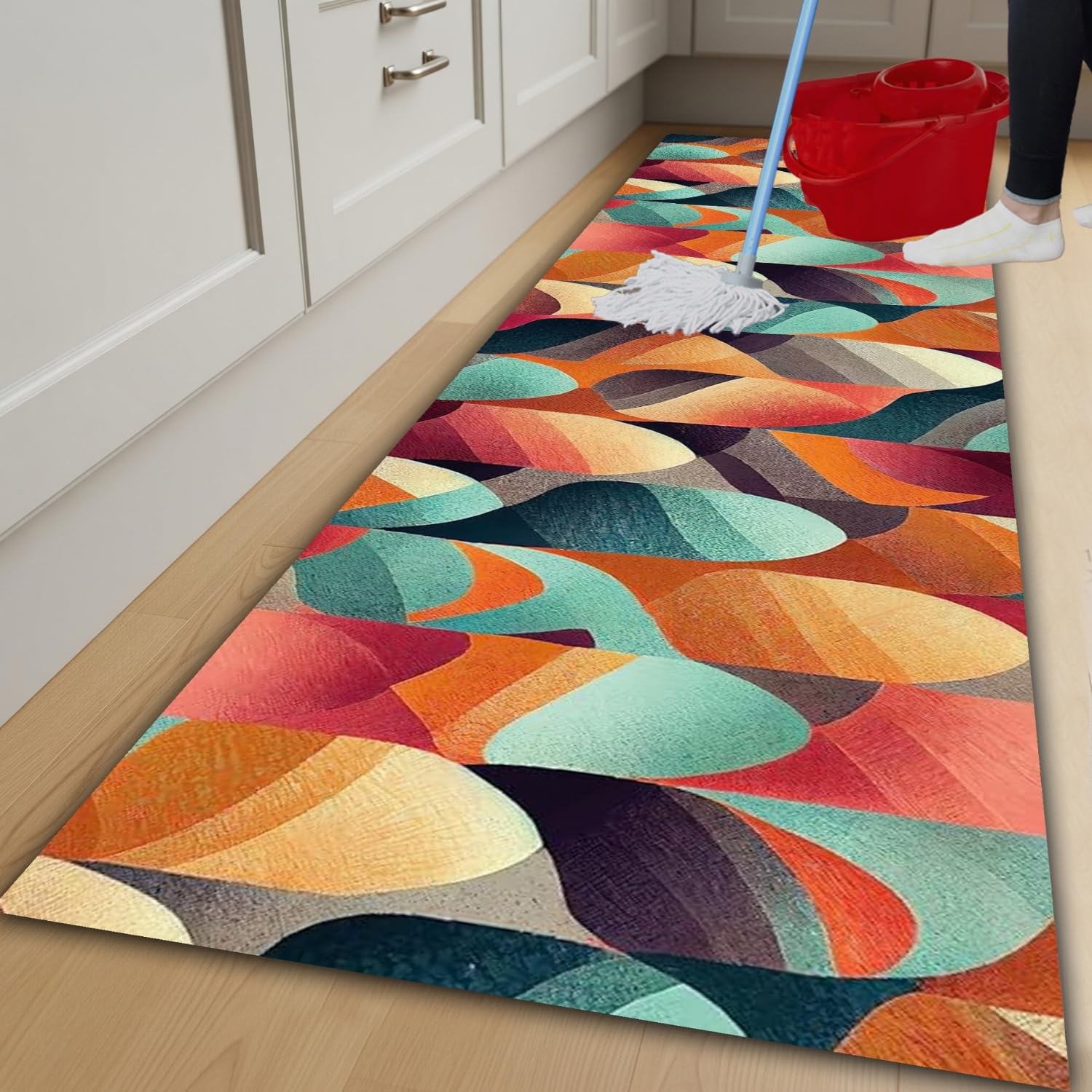Tapis de cuisine antidérapant lavable au mètre parpyon Alby
