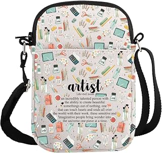 G2TUP Artist Gift Artist Definition Makeup Bag Artist Cosmetic Bag Art Teacher Gift Art Lovers Gifts Artist Painter Gift (Artist Definition S)
