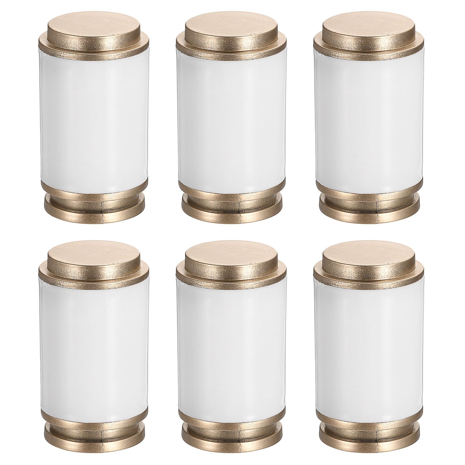 Amazon.com: uxcell Curtain Rod Finials, 6Pcs PP Drapery Rail Pole Head ...