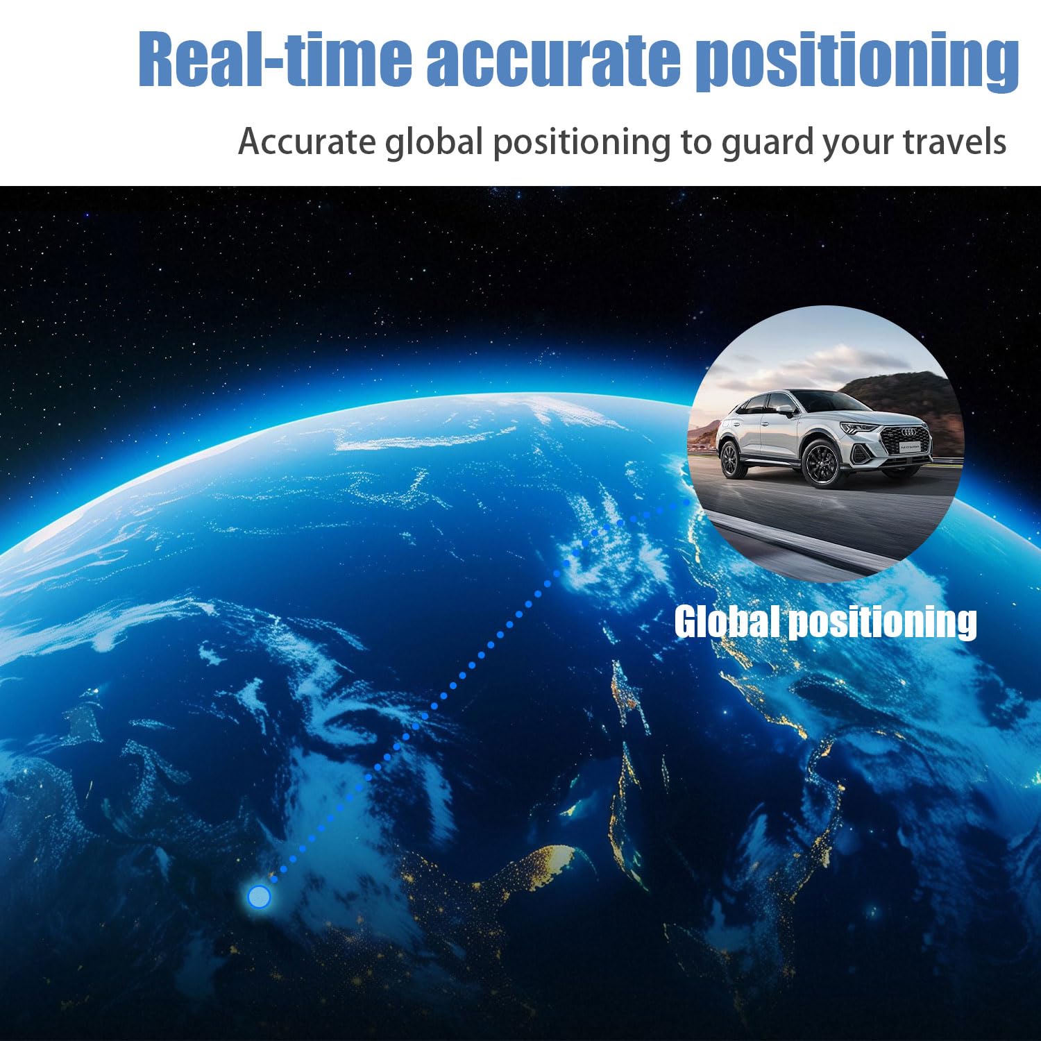 Photo 1 of GPS Tracker for Vehicles,Car Portable Real Time Magnetic GPS Tracking Device, Full Global Coverage Location Tracker for Car,Kids,Dogs,Trucks/Person. No Subscription Required/No Monthly Fee