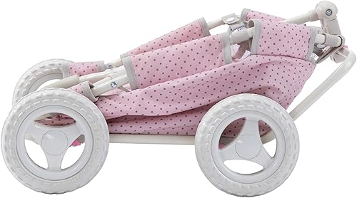 Miniatura 45 de Olivia's Little World - Cochecito de cuna para muñeca de bebé para niños pequeños, cochecito de muñeca para niñas de 3 años o más, Twinkle