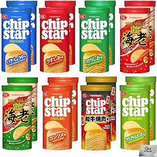 ヤマザキ チップスター S 8種16個 セット 食べ比べ ポテトチップス 詰め合わせ スナック菓子 アソート おやつ お菓子 まとめ買い 小分け パーティー + ポケットティッシュ付