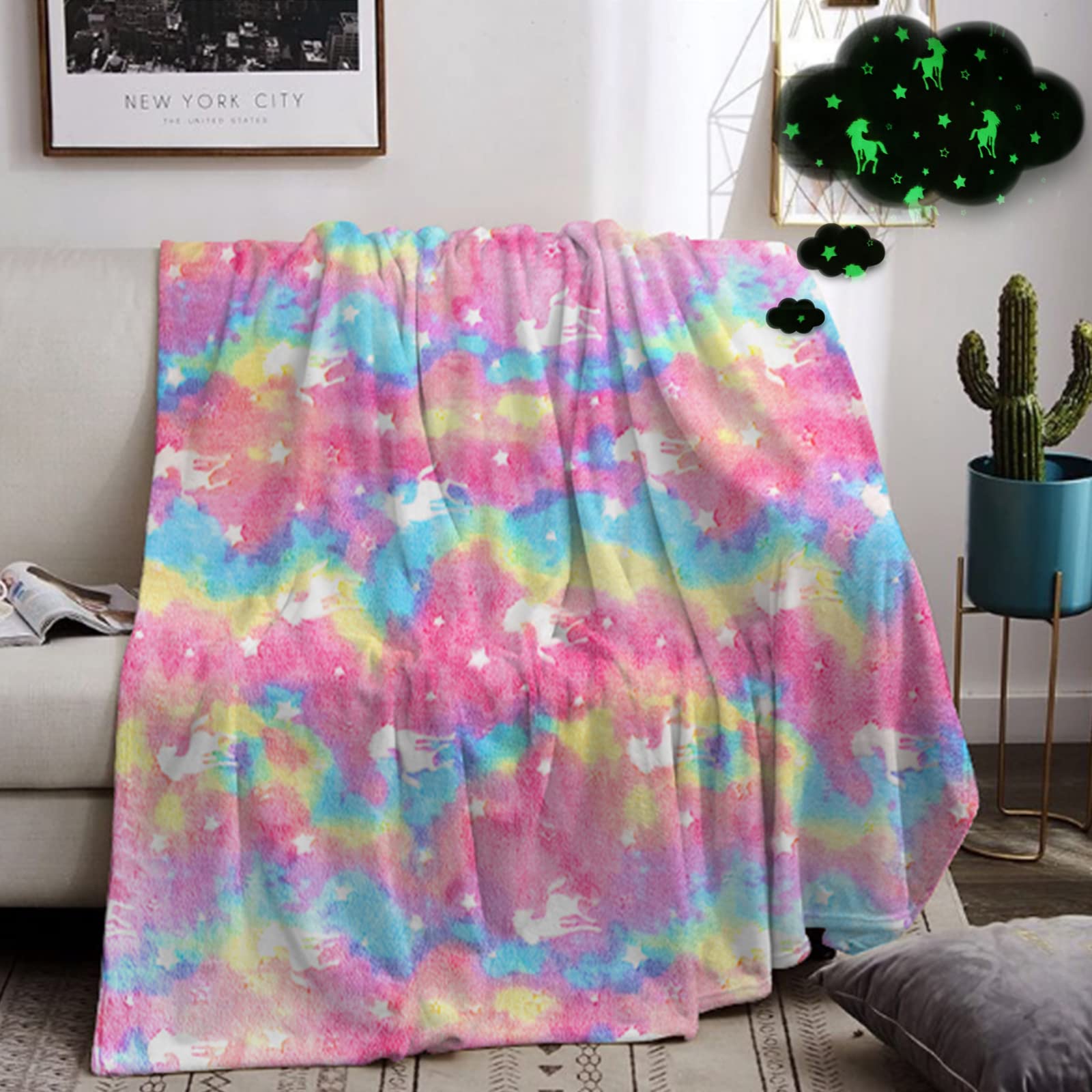 MiLeo Coperta Neonato 80x100 Cm Bianco Motivo Conchiglie | In Bambù E Cotone Per Passeggino E Gioco - 2