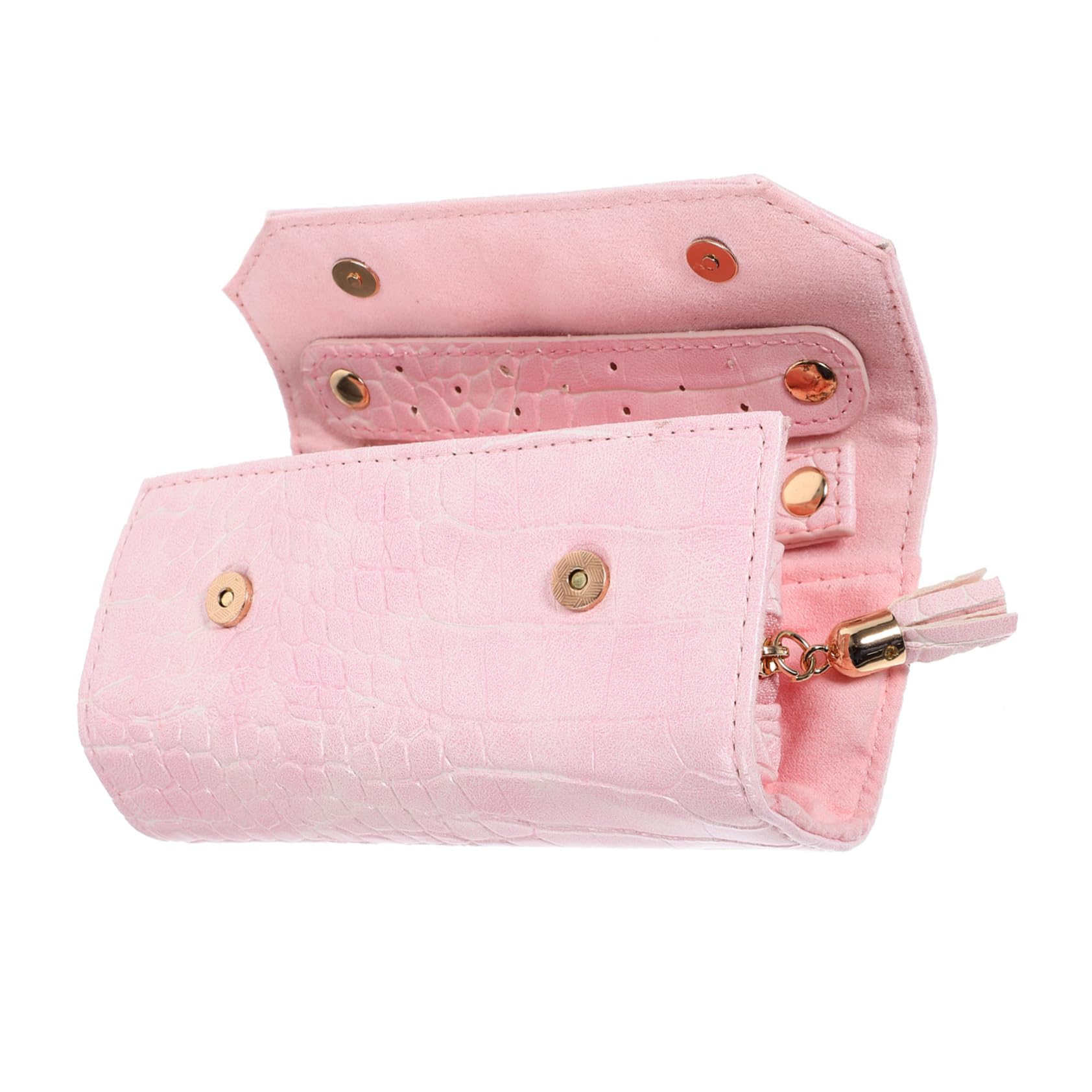 Cabilock 5piezas Organizador De Joyas De Viaje Estuche De Almacenamiento Para Collares y Pendientes Bolsa De Joyas y Ligera Para Viajes y Actividades Al Aire