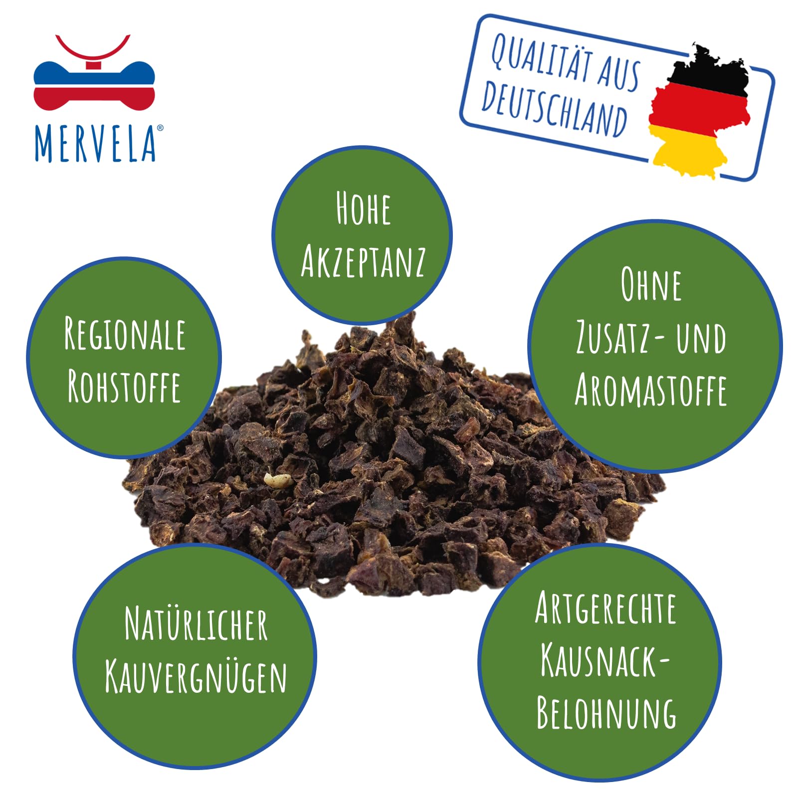 Rinderlunge gewürfelt | 600 Gramm | getrocknete Lunge für Hunde | ideale Belohnung | Trainingssnack | Leckerli getreidefrei | Hundesnack Pute | Leckerlies | Trainingssnack