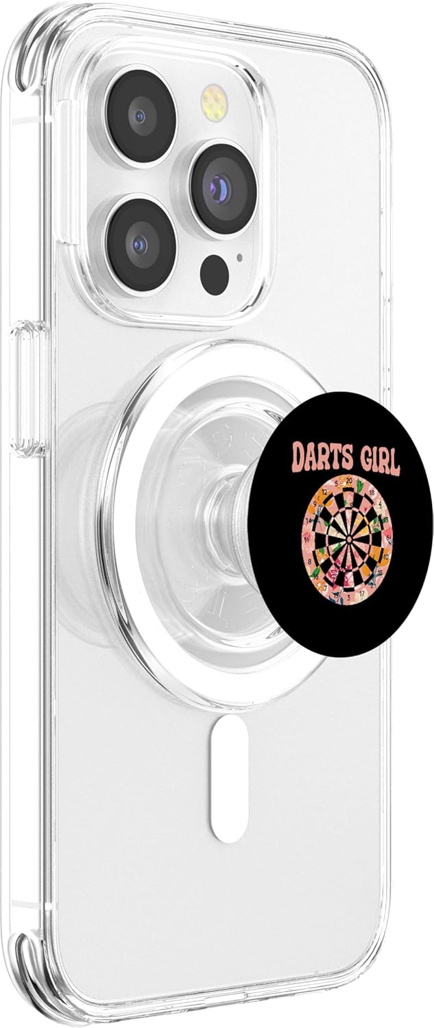 Darts Girl - Funny Darts Sport Player Pub Bar Dartboard Dart PopSockets MagSafe PopGrip for iPhone